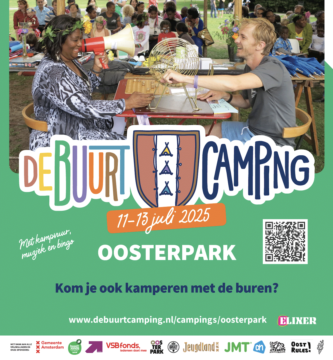 vrijdag 11 t/m zondag 13 juli: De Buurtcamping